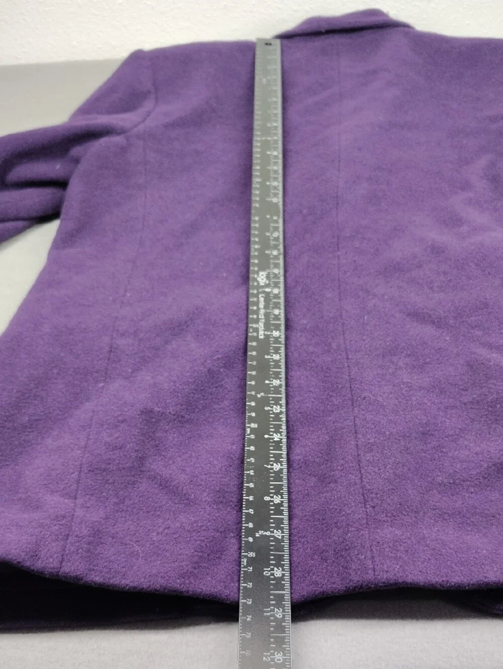 Vintage Elements Purple Wool Coat Exclusively Spiegel size 12
